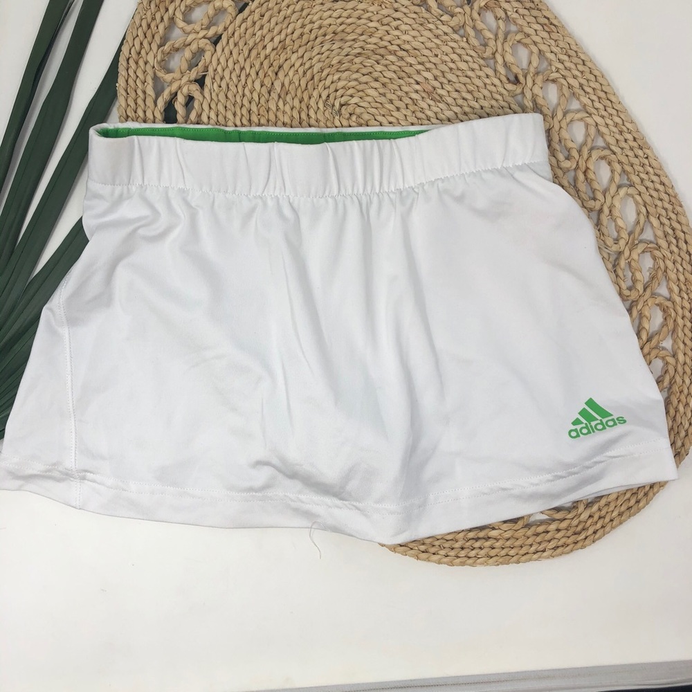 Adidas Little Girls White Tennis Skort Size XS